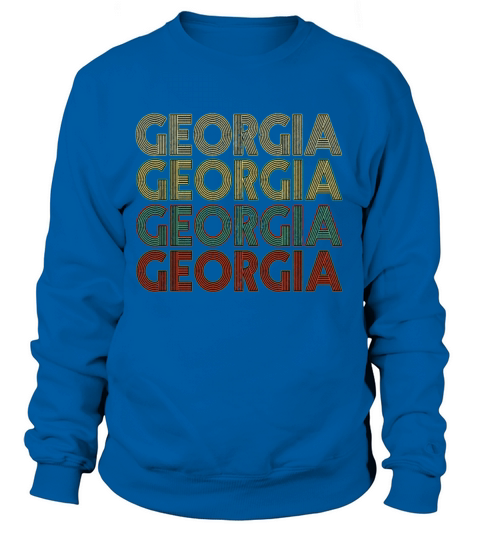 Retro America State Flag Vintage Georgia Sweatshirt Unisex