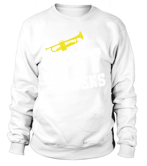 Trumpet Player Pun Vintage Spit Sweatshirt Unisex