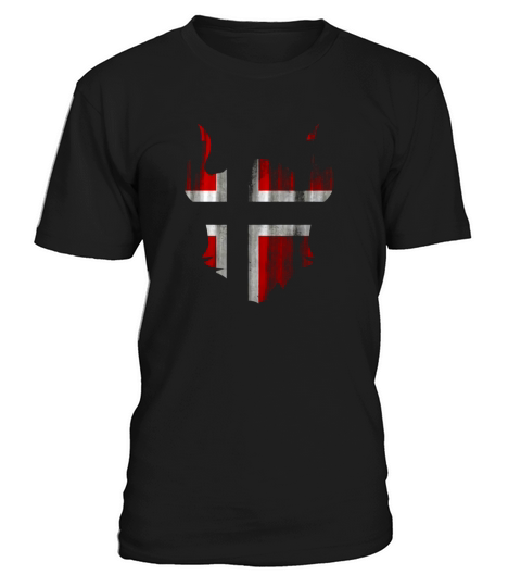 proud norway norwegian viking t shirt 4f5 Black T-Shirt Unisex