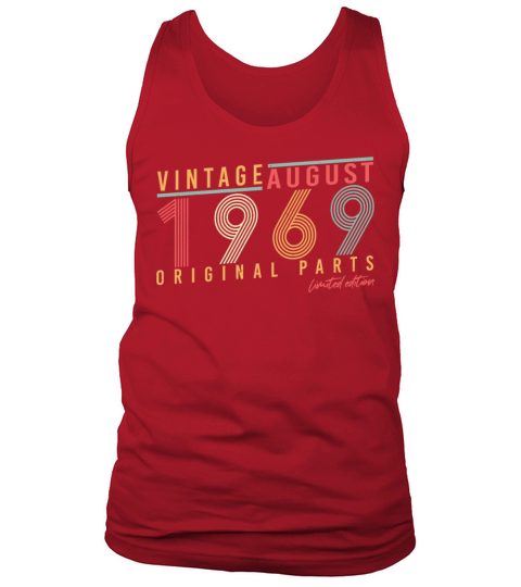 1969 August Vintage Tank Top Unisex