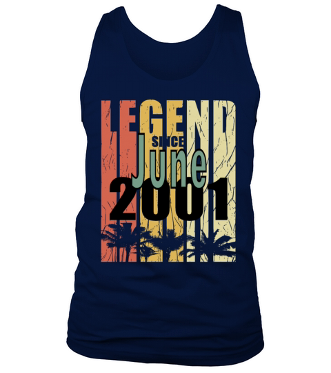 2001 vintage born in June gift Tank Top Unisex