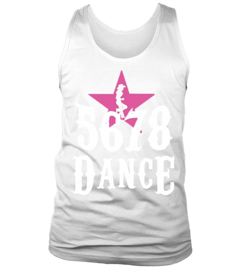 5678 Line Dance Line Dancing Country Music Cowgirl Tank Top Unisex