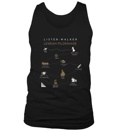 Anne Lister Ann Walker Lesbian Pilgrimage Lesbian Wonderland shirt Tank Top Unisex