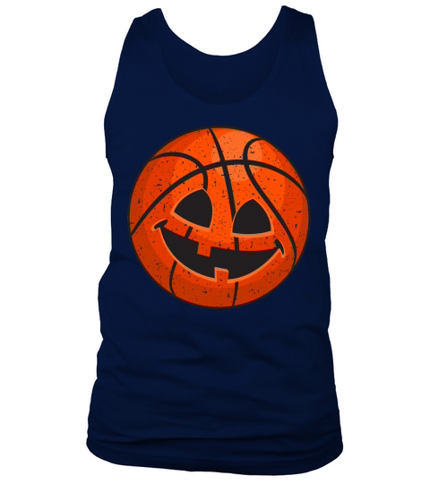 Basketball Pumpkin Vintage Halloween Tank Top Unisex