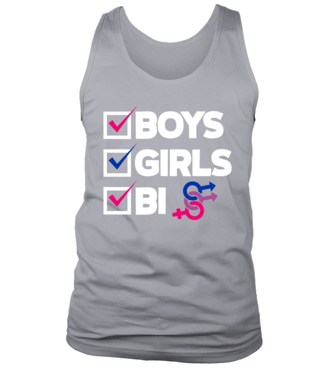 Boys Girls Bi Funny Bisexual Bi Pride Gift Tank Top Unisex