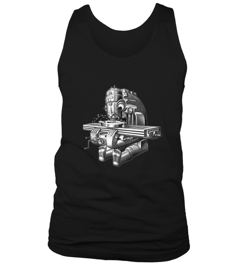 Bridgeport Mill Eating Steel Tank Top Unisex