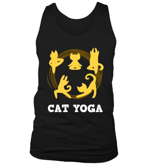 cats yoga Tank Top Unisex