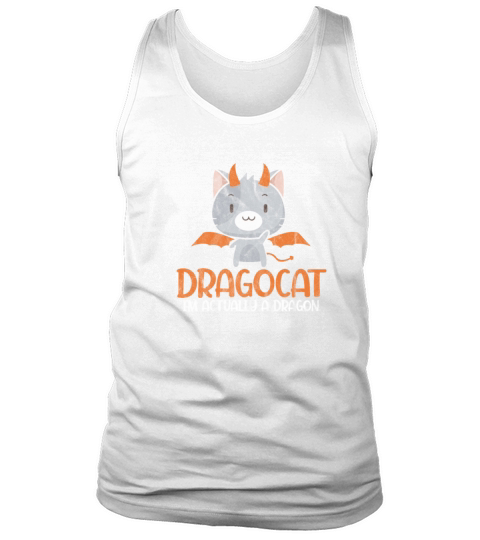 Dragocat Im Actually A Dragon Cat Vintage Tank Top Unisex