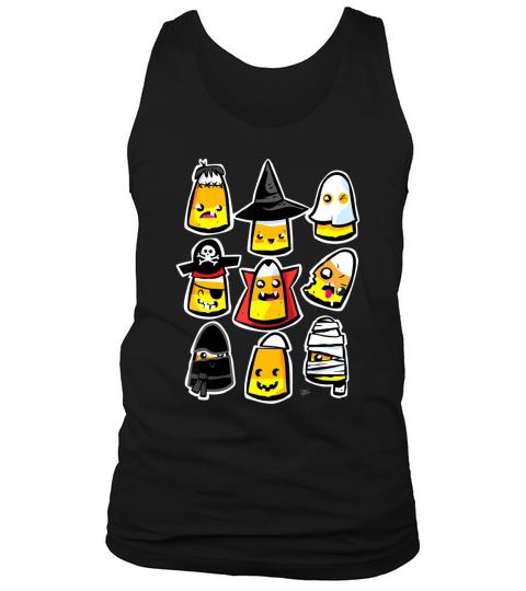 Funny Halloween Holiday Candy Corn Kawaii Cute Womens Funny Gift shirt Tank Top Unisex