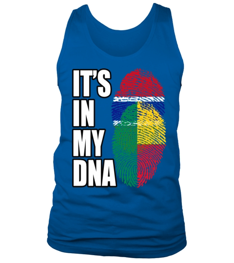 Gambian And Benin Mix Heritage DNA Flag Tank Top Unisex