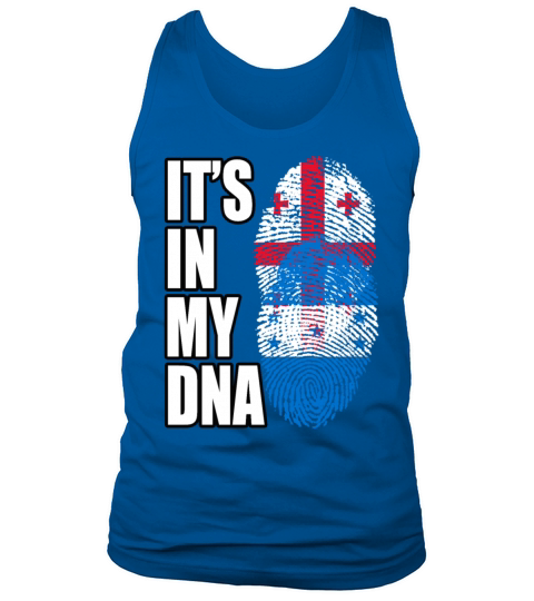 Georgian And Honduran Mix Heritage DNA Flag Tank Top Unisex