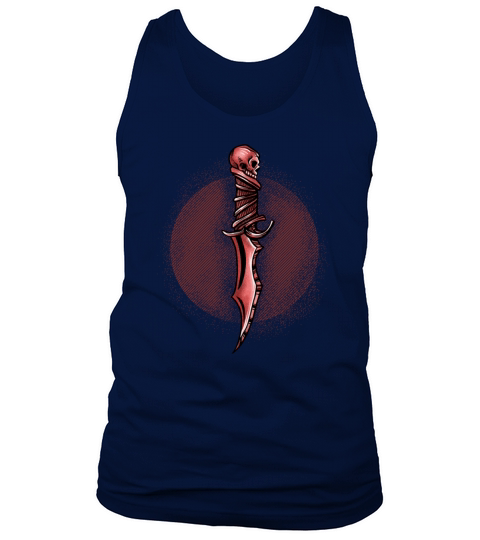 Halloween Gift Knife Skeleton Sword Horror Tank Top Unisex