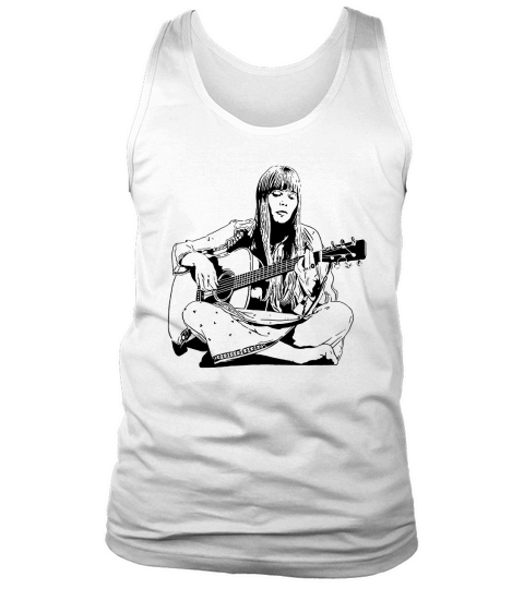 Joni Mitchell - Line Tank Top Unisex