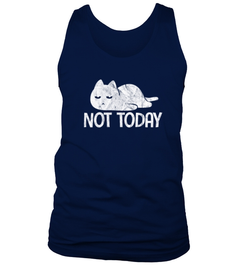 Not Today Cat Vintage Tank Top Unisex