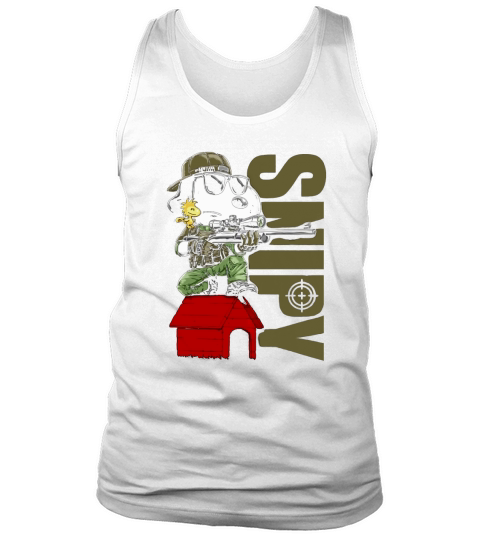 Snoopy and Woodstock Snipy shirt Tank Top Unisex