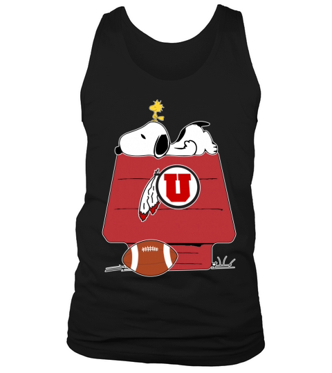 Snoopy Utah Utes fans Tank Top Unisex
