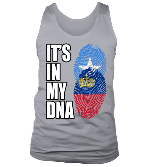 Somali And Liechtensteiner Vintage Heritage DNA Fl Tank Top Unisex