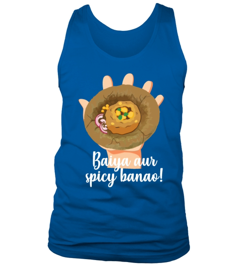 Spicy Pani Puri Hindi Quote India Pakistan Food Tank Top Unisex