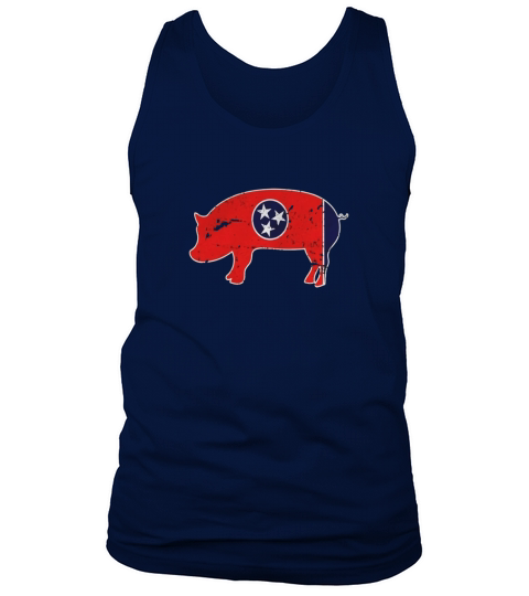 State of Tennessee Barbecue Shirt - Pig Hog BBQ Competition Tank Top Unisex