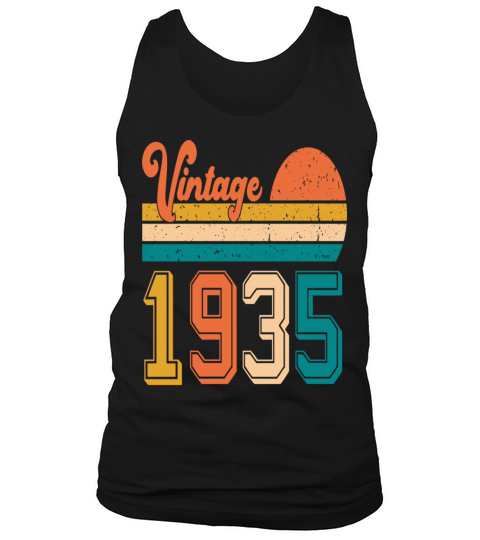 Vintage 1935 birthday gift Tank Top Unisex