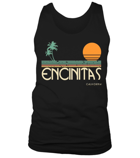 Vintage Encinitas California Tank Top Unisex