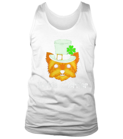 Yorkie St. Patricks Day Shirt for Yorkshire Terrier Lovers Black Youth B079NZ3H3S 1 Tank Top Unisex