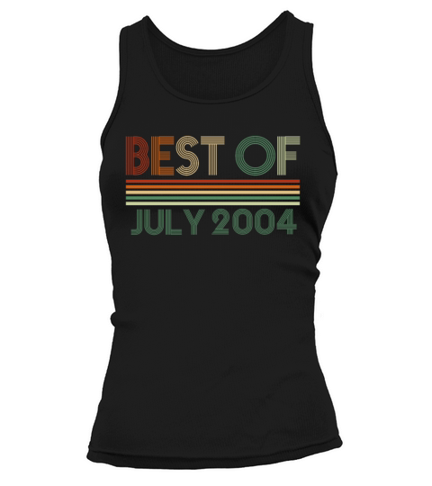 18th birthday July vintage 2004 gift idea Tank top Woman