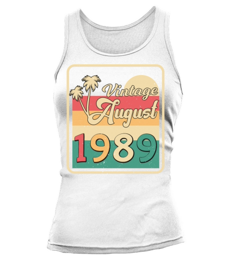 1989 August Vintage Tank top Woman