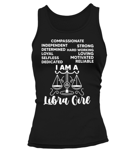 Characteristic of Libra Girl Zodiac Sign Birthday Tank top Woman