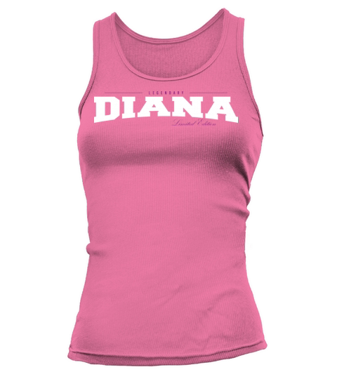 Diana Name Limited Edition Funny Retro Vintage 80s Tank top Woman
