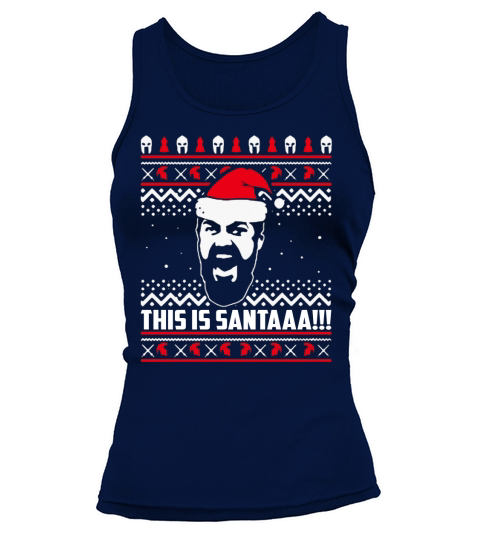 Merry Christmas Gerard Butler Santa Claus This Is Santaaa shirt Tank top Woman