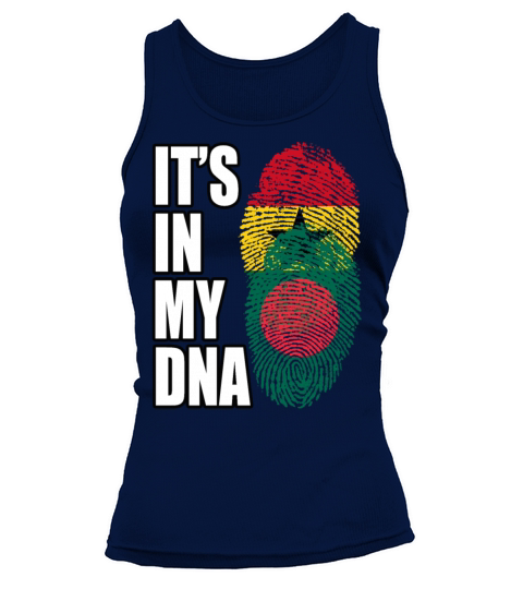 Ghanaian And Bangladeshi Mix Heritage DNA Flag Tank top Woman