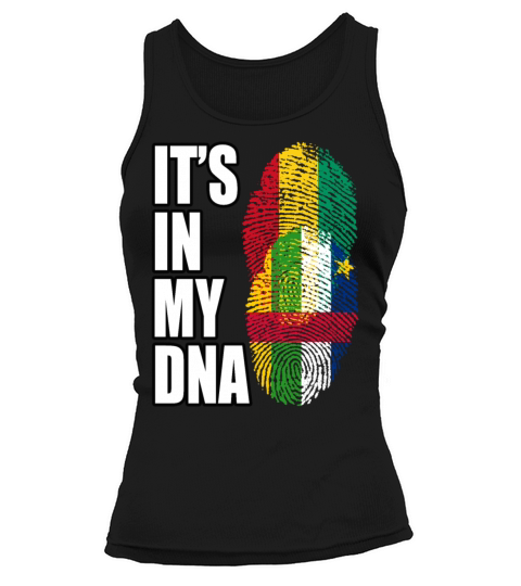 Guinean And Central African Mix Heritage DNA Flag Tank top Woman