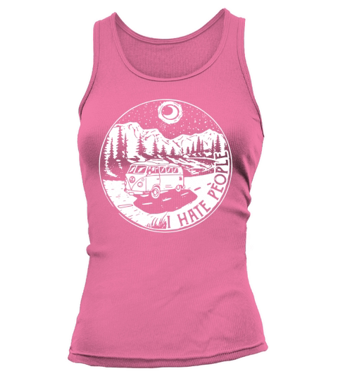 Hippie car I hate people Tank top Woman