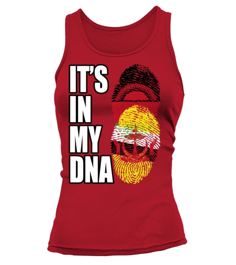 Malawian And Bruneian Mix Heritage DNA Flag Tank top Woman