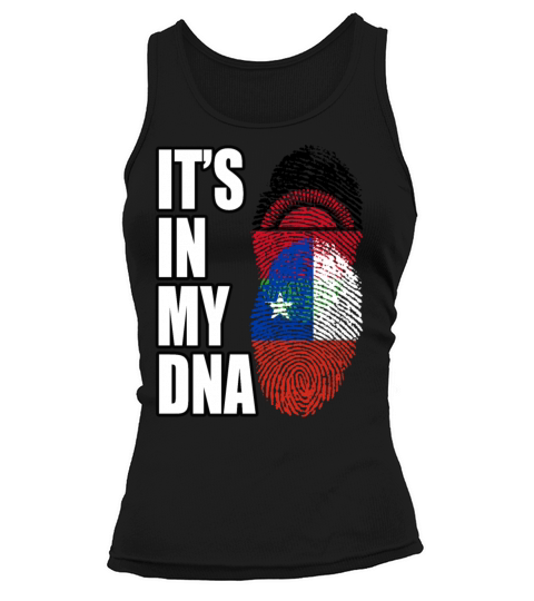 Malawian And Chilean Mix Heritage DNA Flag Tank top Woman