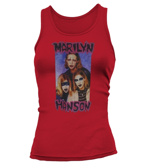 Marilyn Manson Parody Heavy Metal Rock shirt Tank top Woman