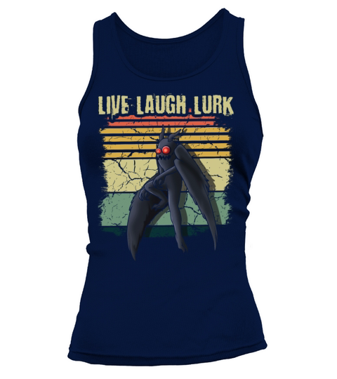 Retro Mothman Moth Man Lurk Cryptid Halloween Tank top Woman