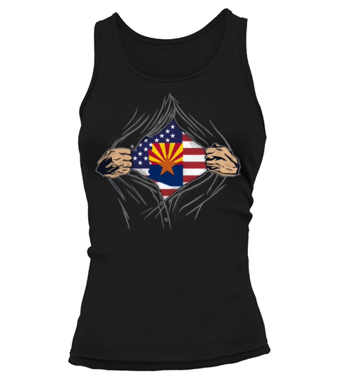 Rip Reveal America State Flag Arizona Tank top Woman