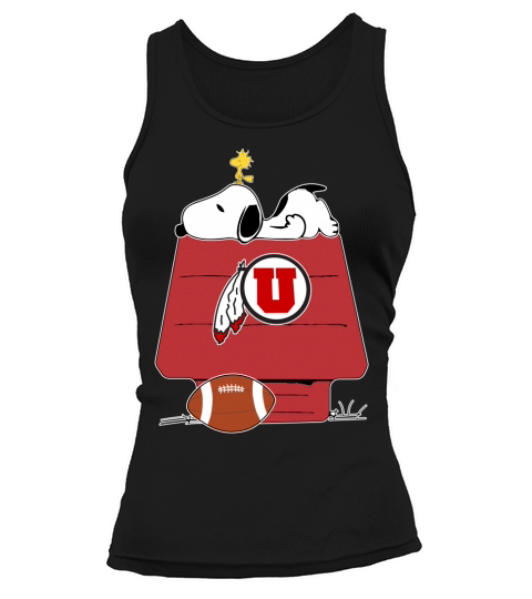 Snoopy Utah Utes fans Tank top Woman