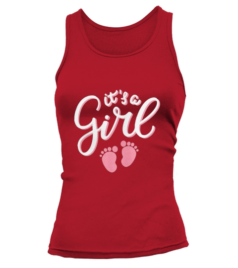 T-shirt rose empreinte de sexe, c'est une fille Tank top Woman