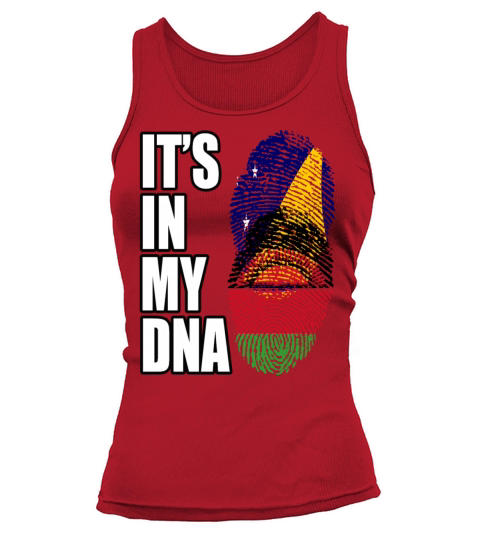 Tokelauan And Malawian Mix Heritage DNA Flag Tank top Woman