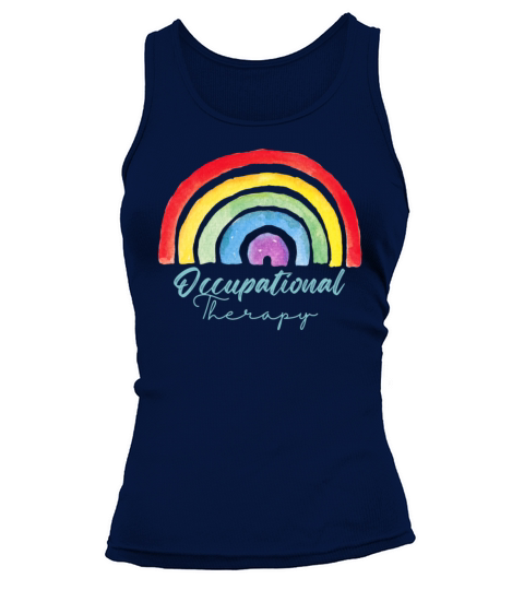 Watercolor Rainbow Occupational Therapy Tank top Woman