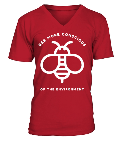 Bee More Conscious V-Neck T-shirt