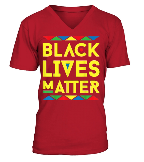 Black Lives Matter V-Neck T-shirt