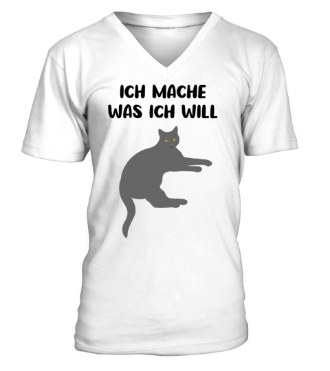 Cat Sassy Kitten Cat Funny Quote Gift Idea V-Neck T-shirt