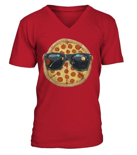 Cool Pizza funny , gift  tshirt V-Neck T-shirt