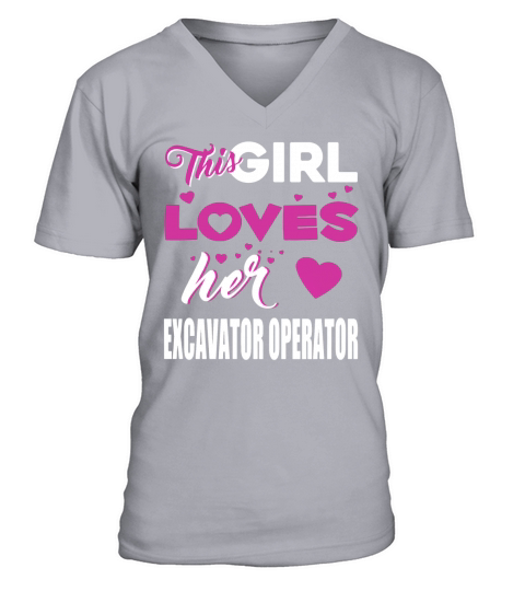 EXCAVATOR OPERATOR V-Neck T-shirt