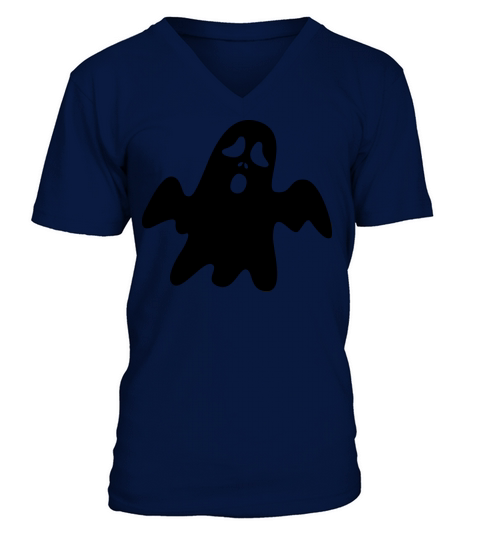 ghosts V-Neck T-shirt