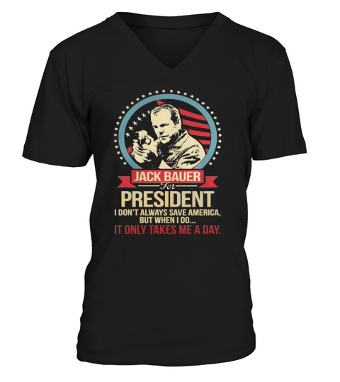 Jack Bauer Tshirt V-Neck T-shirt